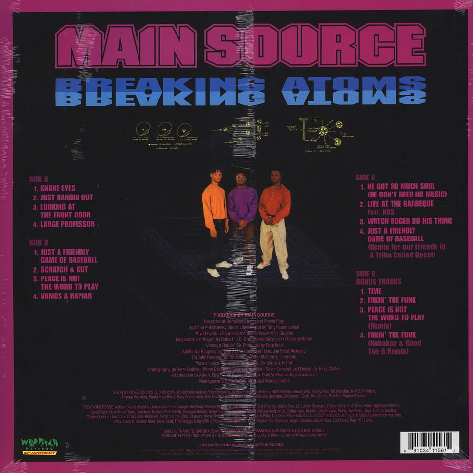 Main Source - Breaking Atoms - The Remaster Blue Vinyl Edition
