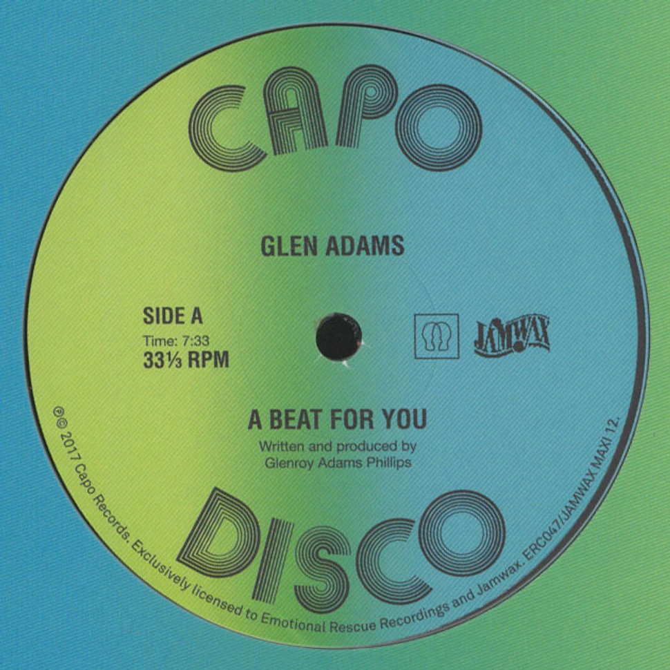 Glen Adams - A Beat For You