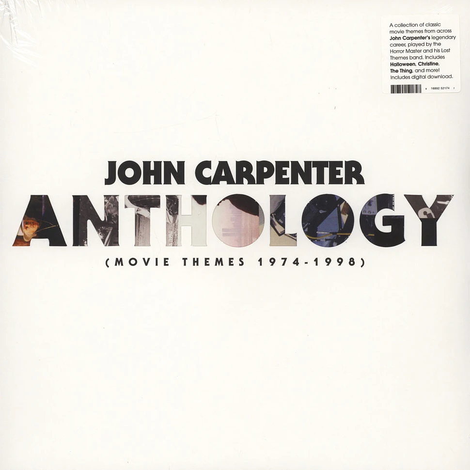 John Carpenter - Anthology: Movie Themes 1974-1998 Black Vinyl Edition