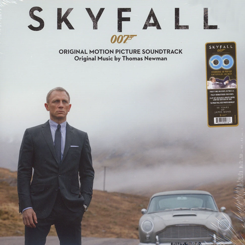 Thomas Newman - OST Skyfall Sky Blue Swirl Vinyl Edition