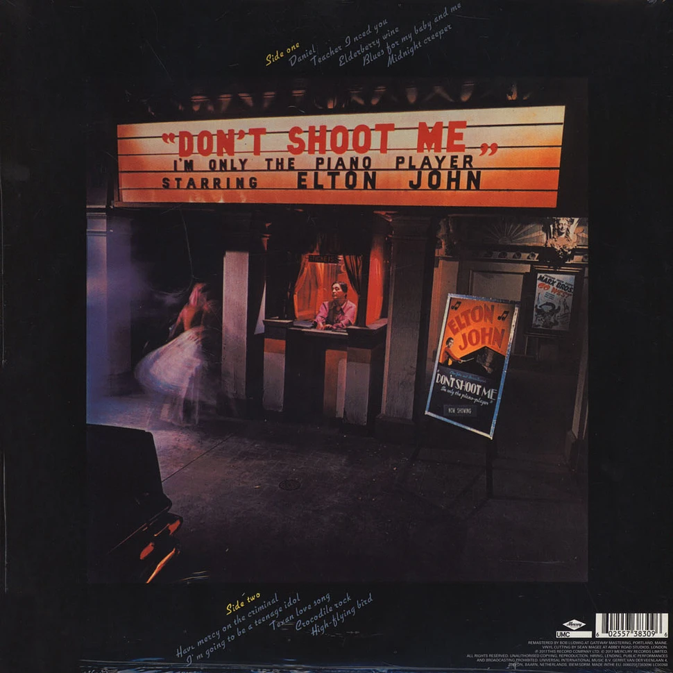 Elton John - Don't Shoot Me I'm Only The Piano Player (2017 Remaster)