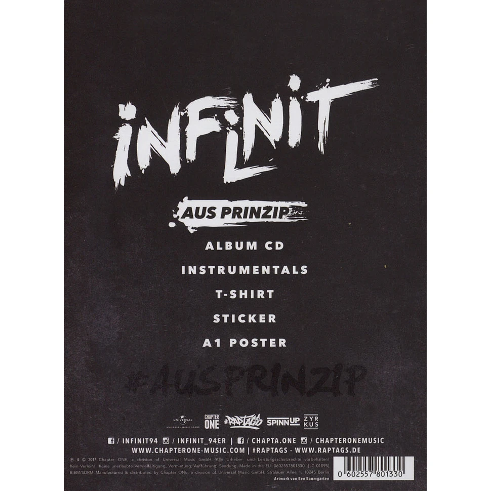 Infinit - Aus Prinzip Limted Box Set