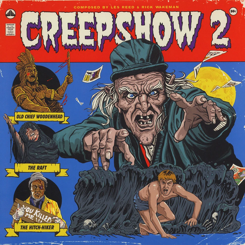 Les Reed & Rick Wakeman - OST Creepshow 2 Metallic Golden Brown & and Deep Teal Swirl Edition