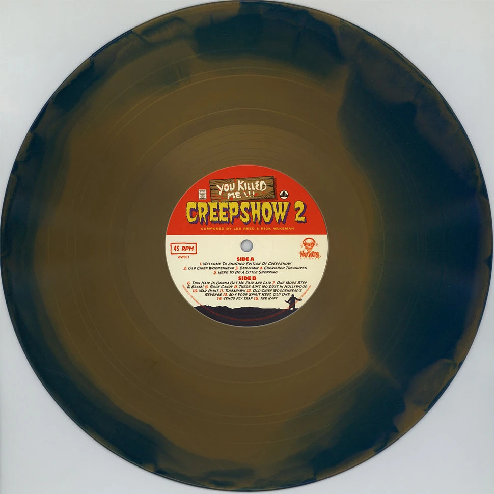 Les Reed & Rick Wakeman - OST Creepshow 2 Metallic Golden Brown & and Deep Teal Swirl Edition
