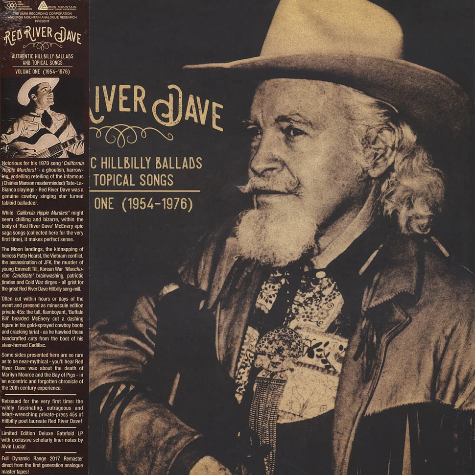 Red River Dave - Authentic Hillbilly Ballads and Topical Songs: Volume One (1954-1976)