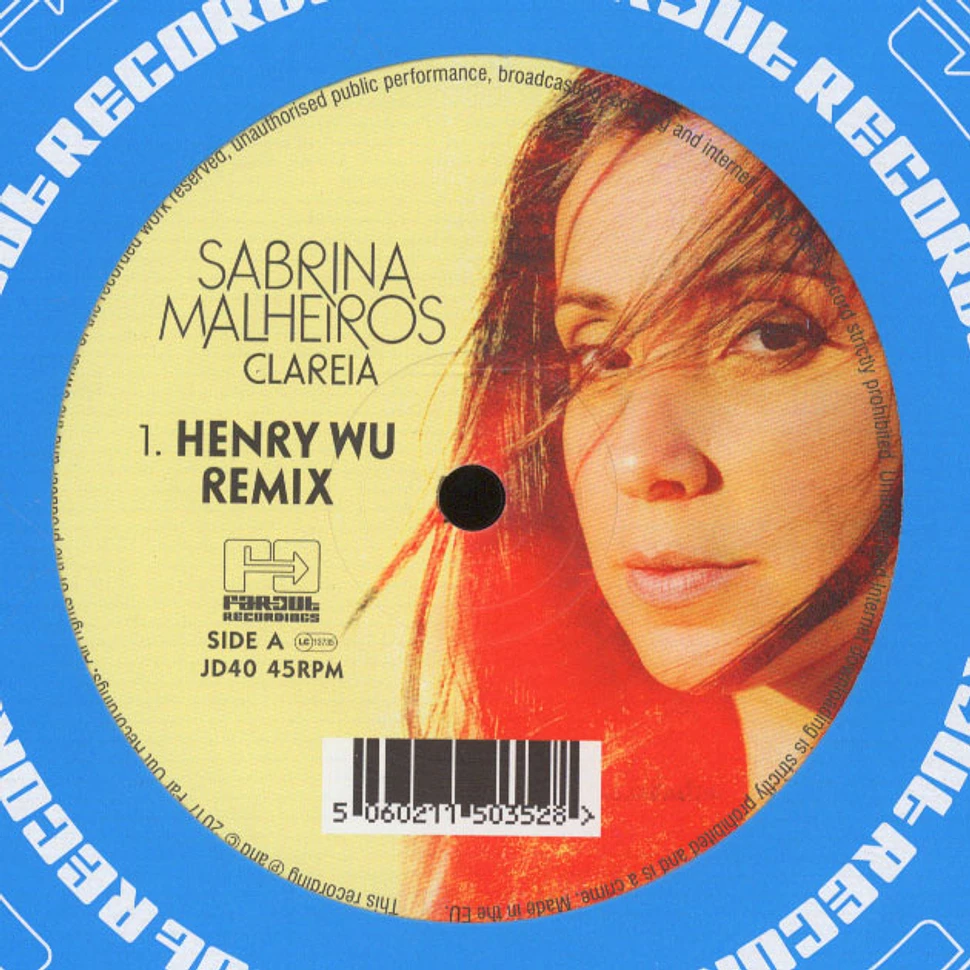 Sabrina Malheiros - Clareia Remixes Henry Wu, Dego & Ig Culture