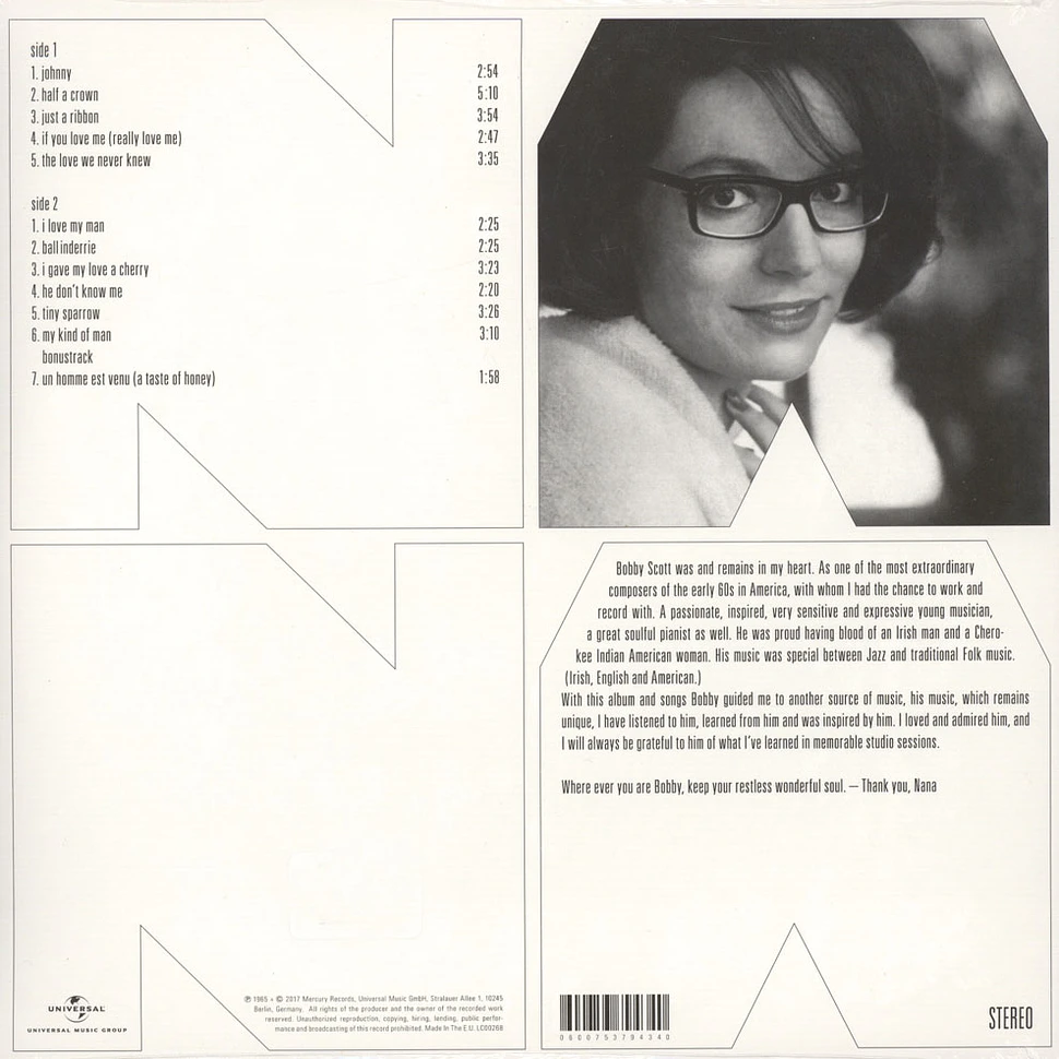 Nana Mouskouri - Nana Arranged & Conducted By Bobby Scott