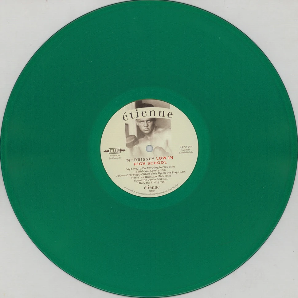 Morrissey - Low In High School Transparent Green Vinyl Edition