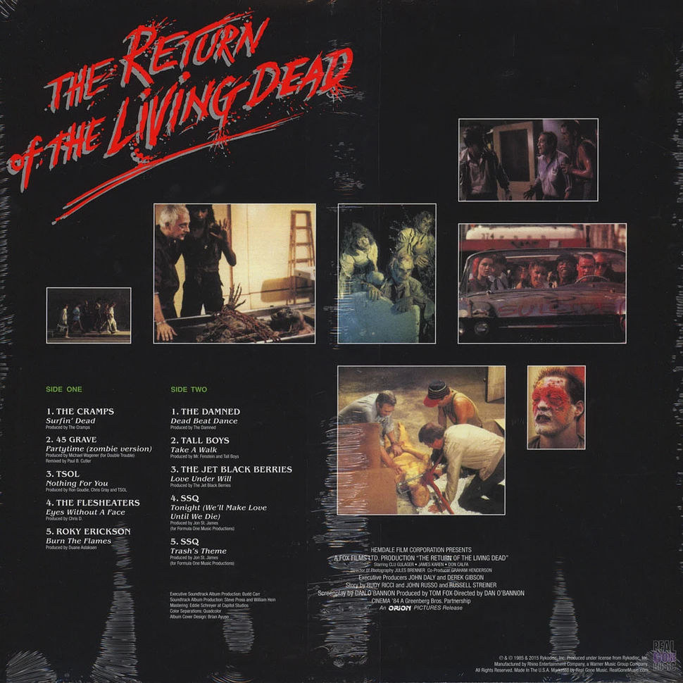 V.A. - OST The Return Of The Living Dead Green/Red Vinyl Edition