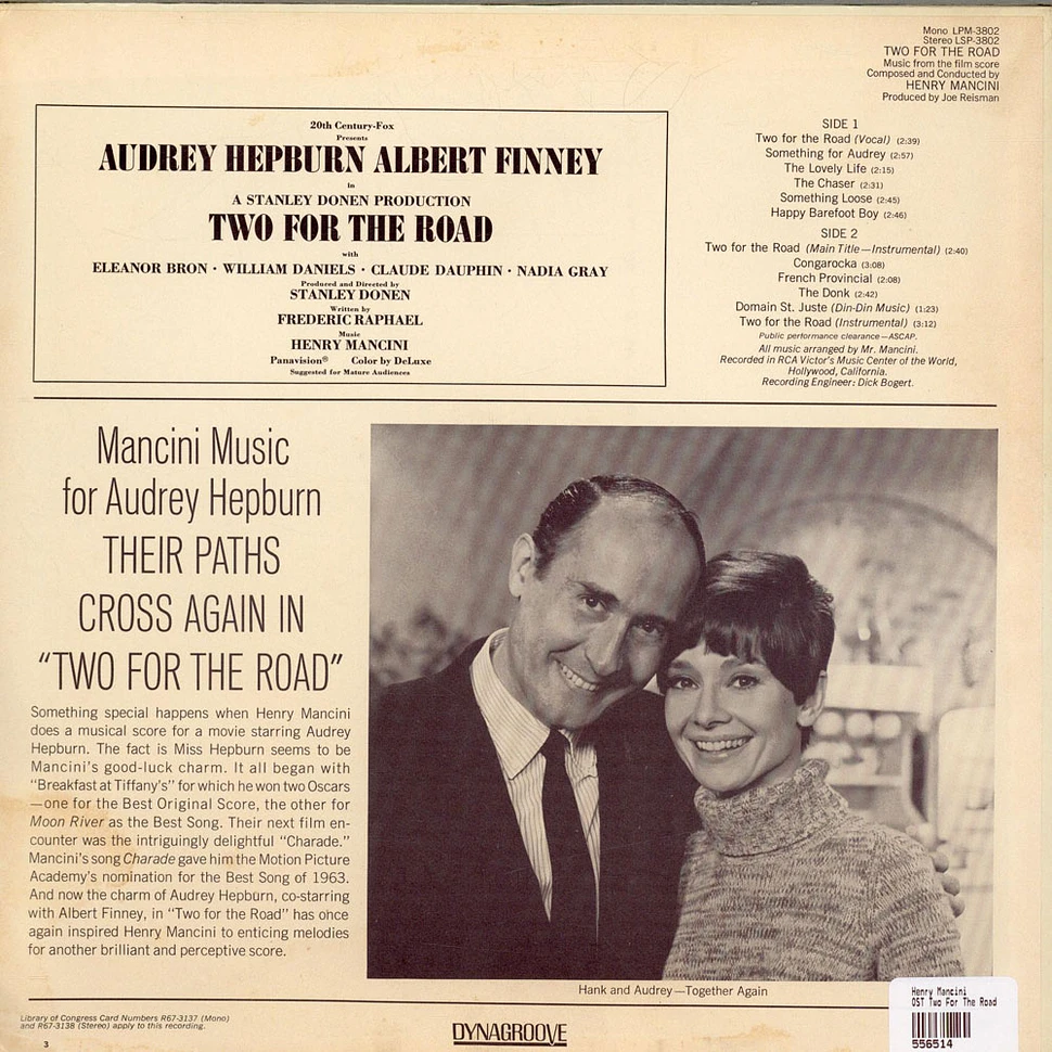 Henry Mancini - Two For The Road