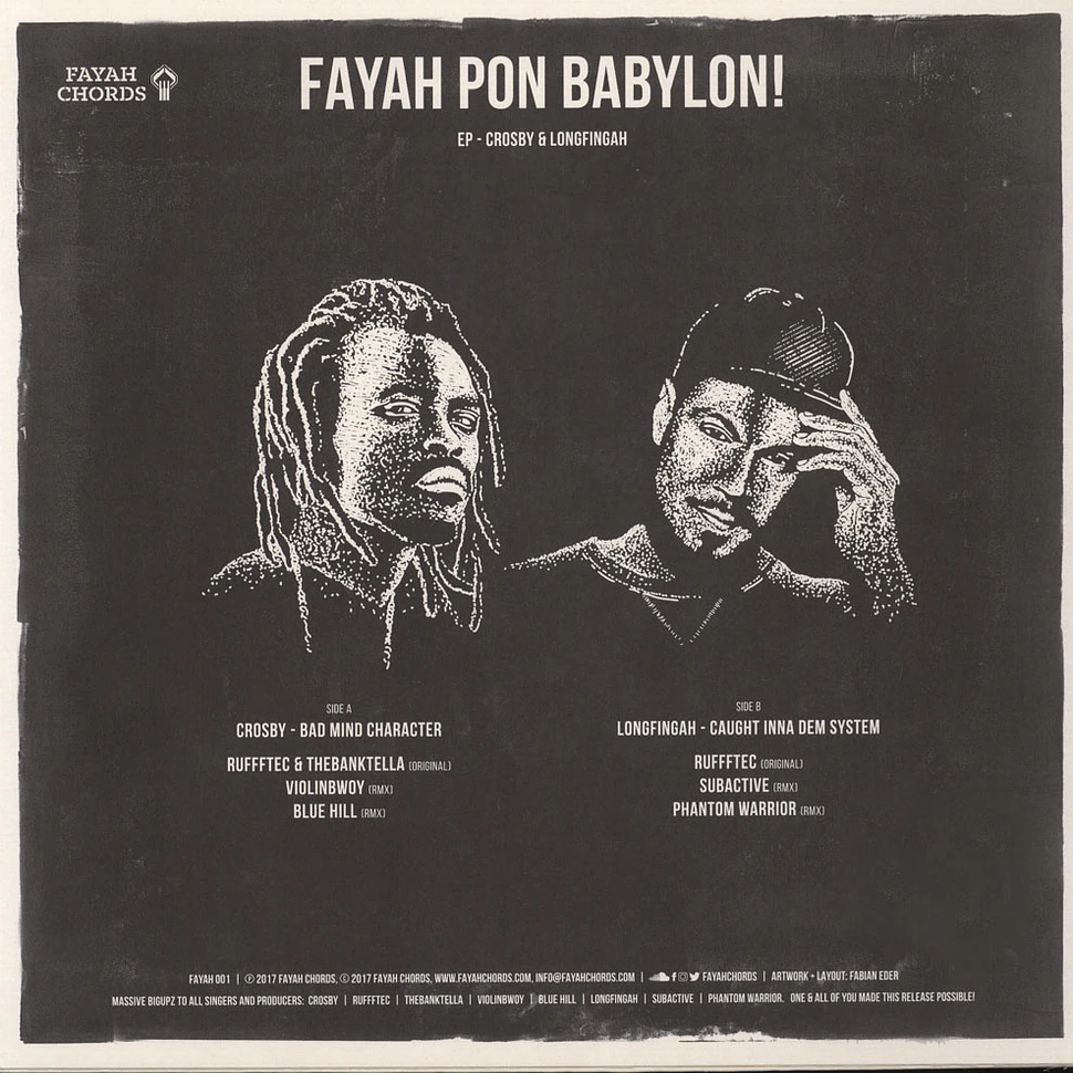 Crosby & Longfingah - Fayah Pon Babylon! EP