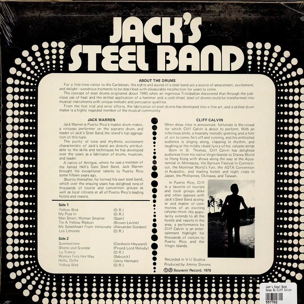 Jack's Steel Band - Songs By Cliff Calvin