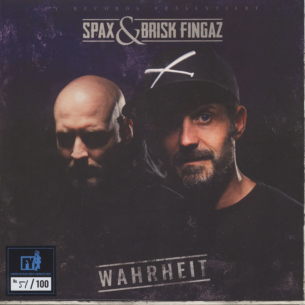 Spax & Brisk Fingaz - Wahrheit EP Blue Vinyl Edition