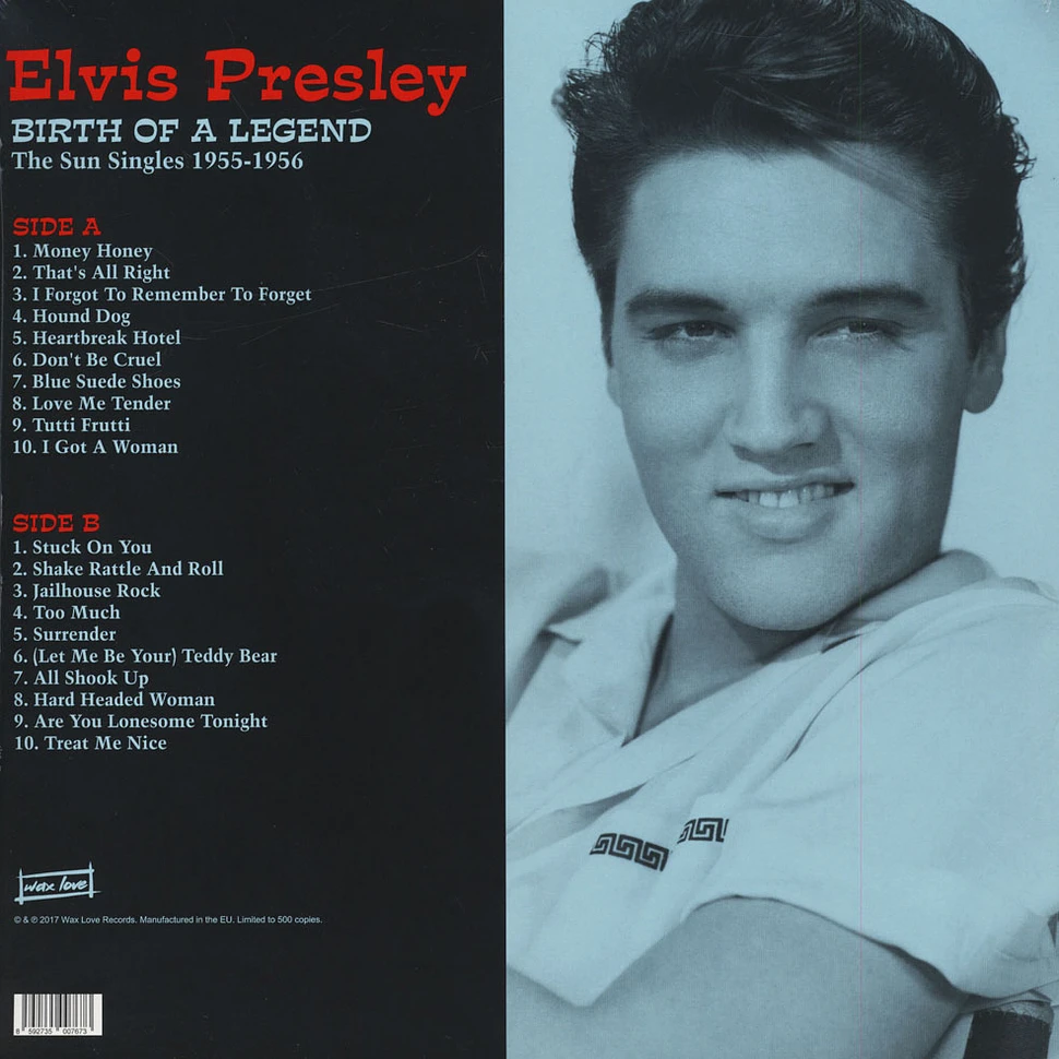 Elvis Presley - Birth Of A Legend: The Sun Singles 1955-1956