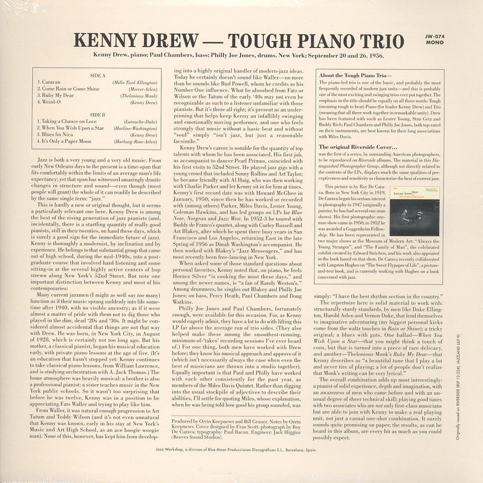 Kenny Drew - Tough Piano Trio