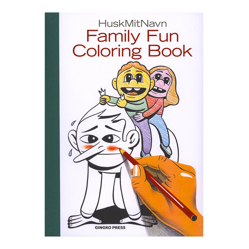 HuskMitNavn - The Fun Family Coloring Book