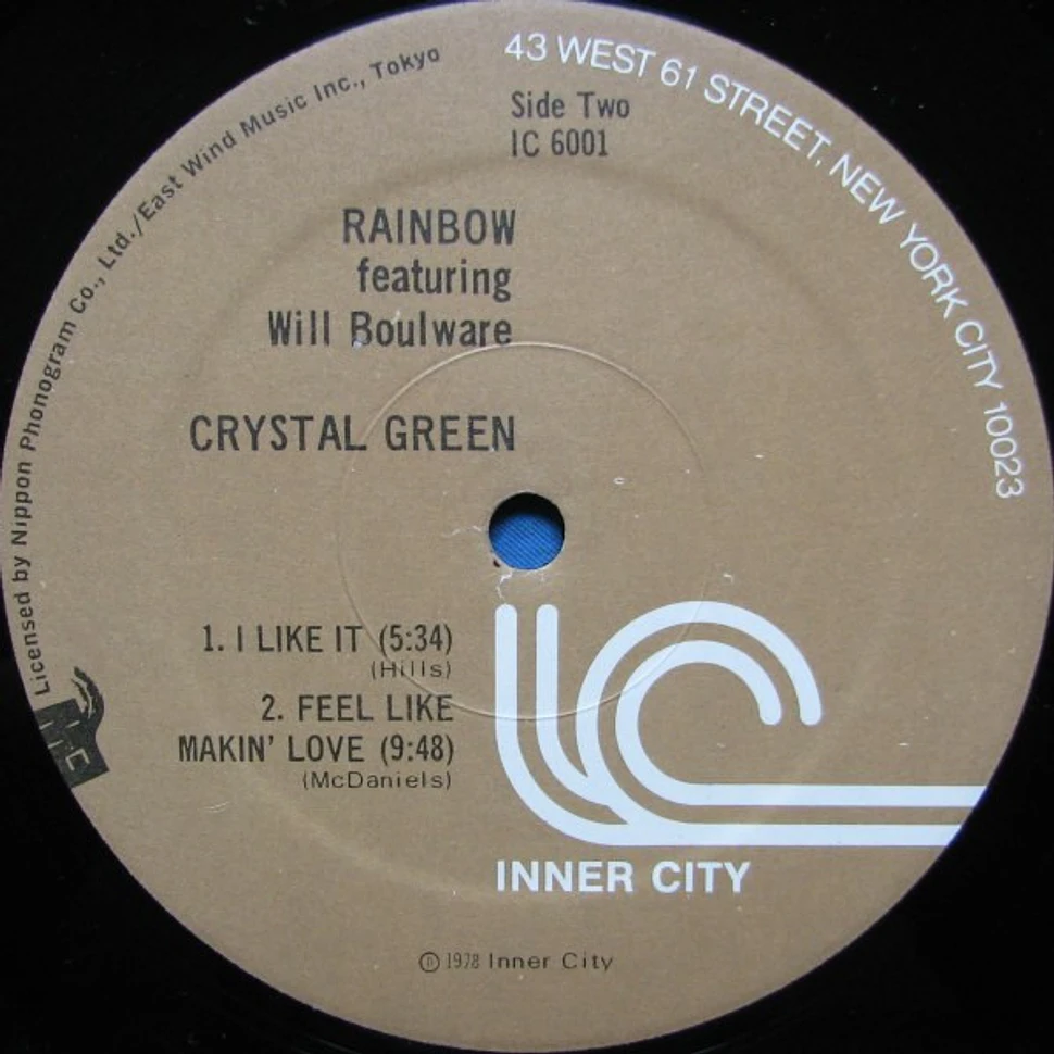 Rainbow Featuring Will Boulware - Crystal Green