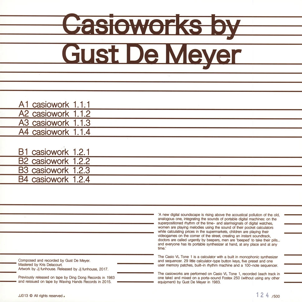 Gust De Meyer - Casioworks