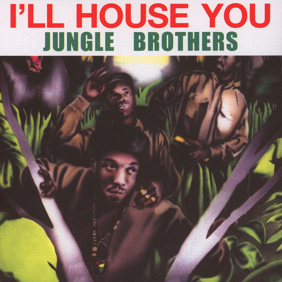 Jungle Brothers - I'll House You / On The Run Clear Vinyl Edition