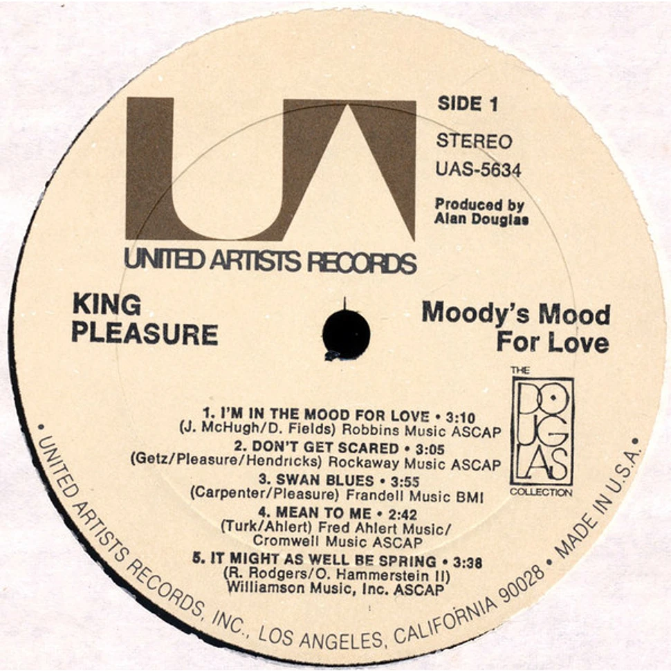 King Pleasure - Moody's Mood For Love