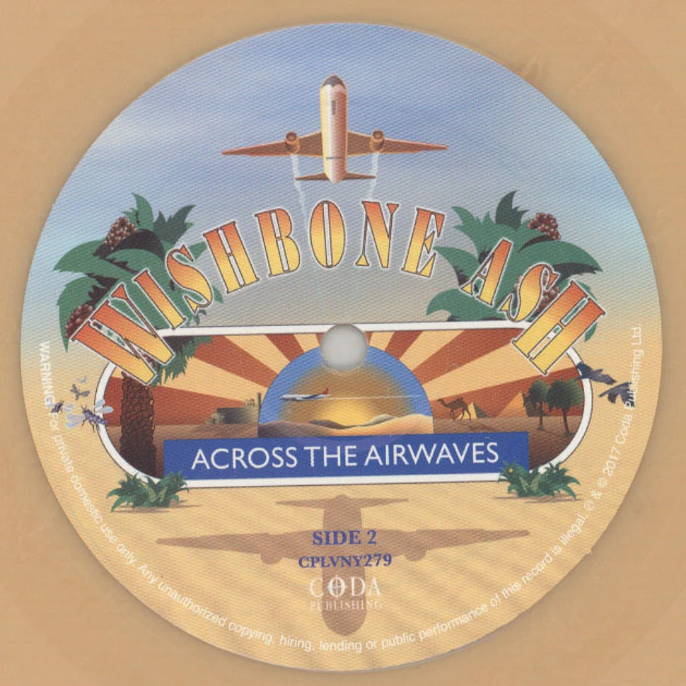 Wishbone Ash - Across The Airwaves Sand Colored Vinyl Edition