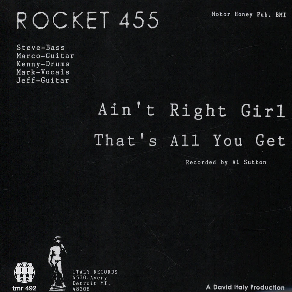 Rocket 455 - Ain't Right Girl / That's All You Get
