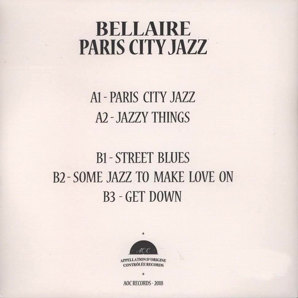 Bellaire - Paris City Jazz EP