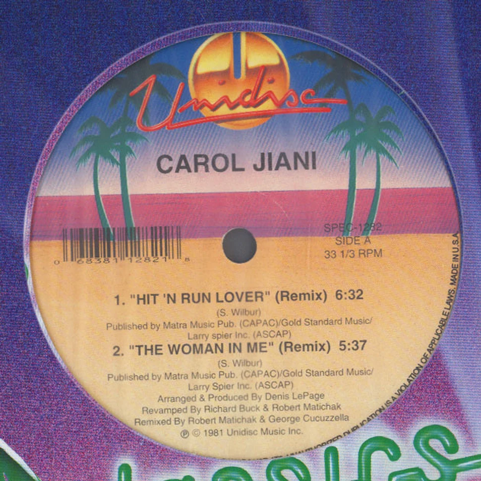 Carol Jiani - Hit 'n Run Lover / Mercy