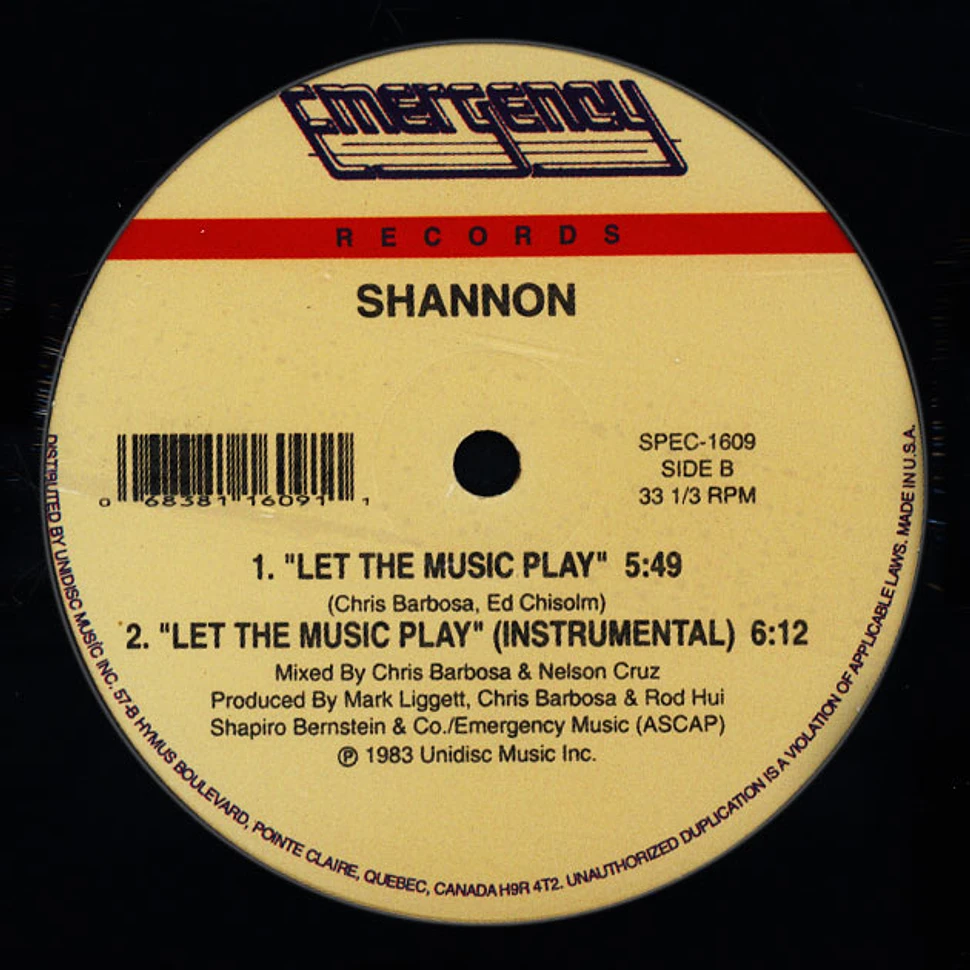 Shannon - Let The Music Play