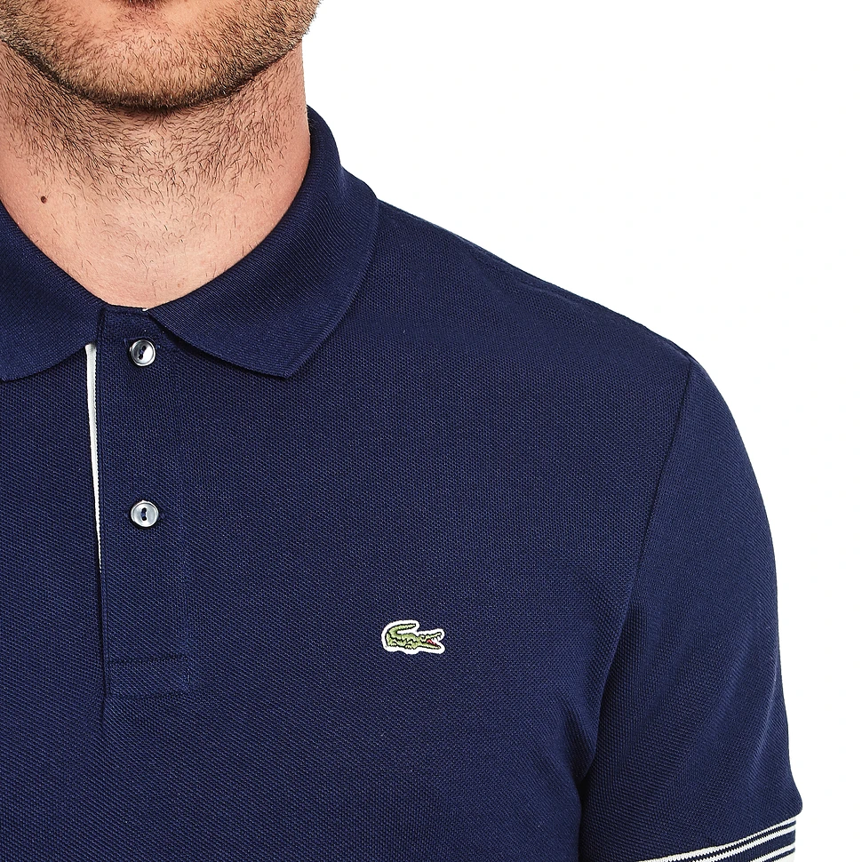 Lacoste - Embroidered 2 Ply Regular Pique Polo Shirt