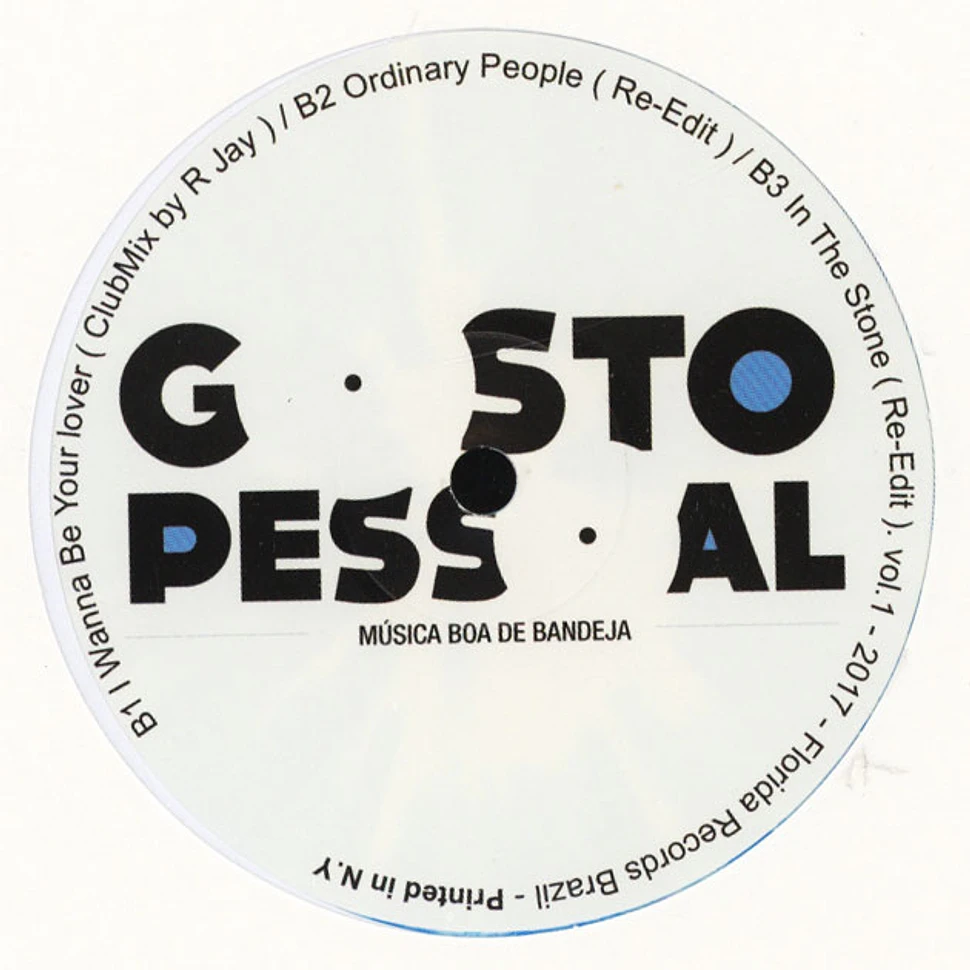 Gosto Pessoal - Volume 1 EP