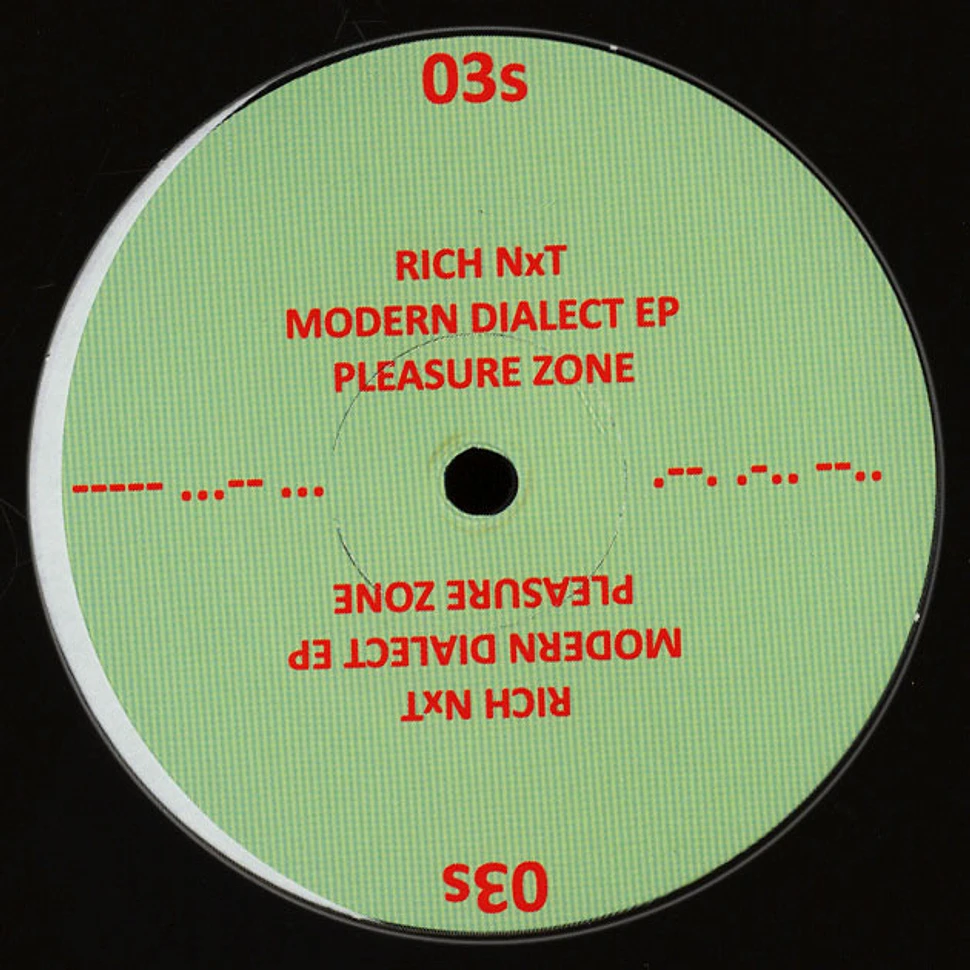 Rich Nxt - Modern Dialect EP