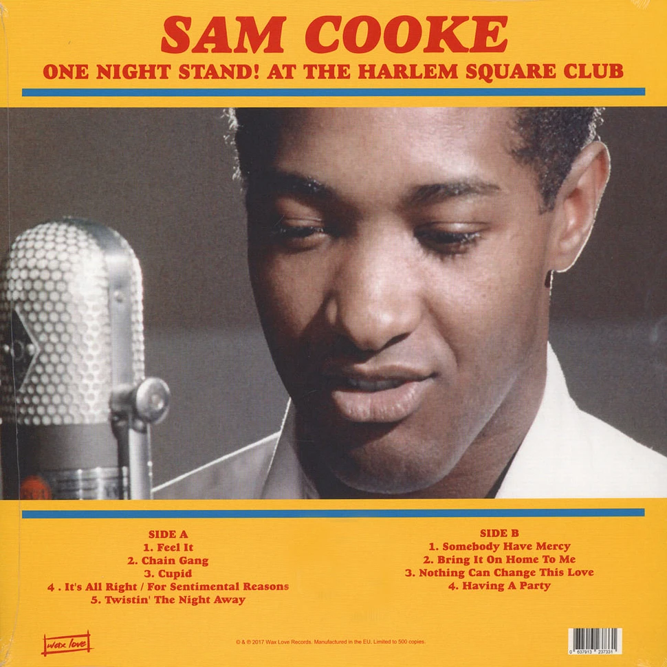 Sam Cooke - One Night Stand! At The Harlem Square Club