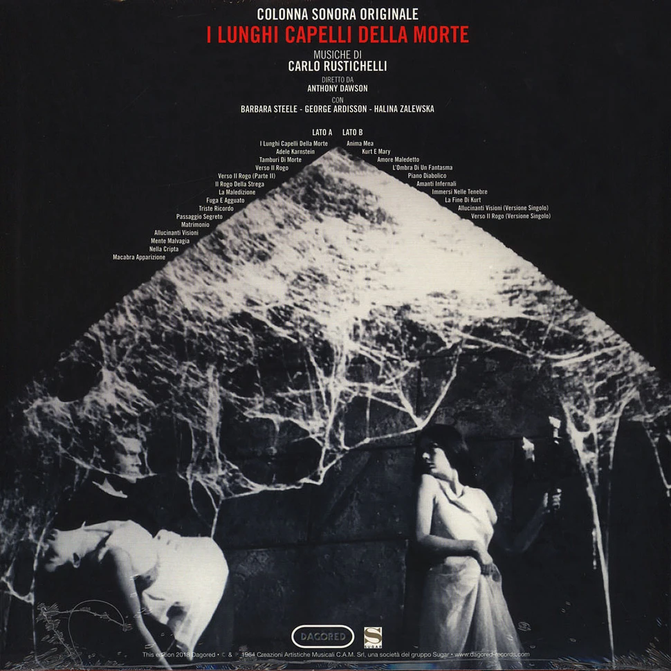 Carlo Rustichelli - OST I Lunghi Capelli Della Morte Colored Vinyl Edition