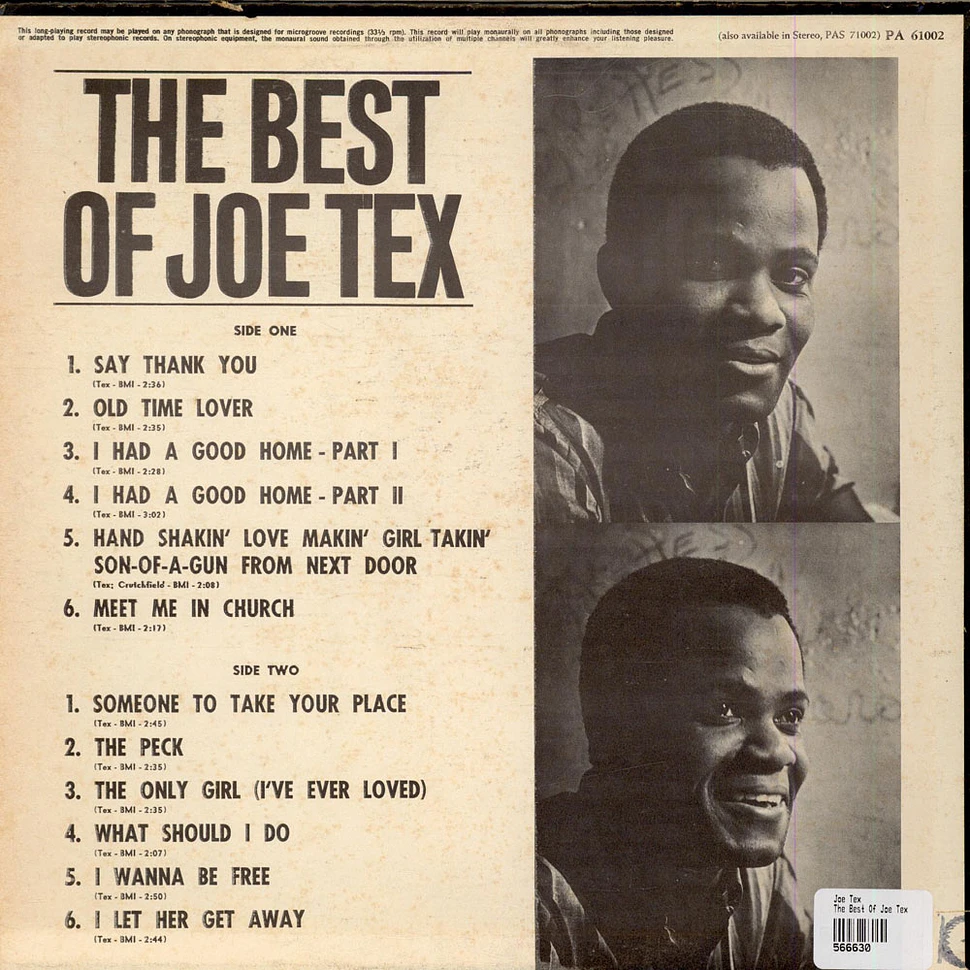 Joe Tex - The Best Of Joe Tex