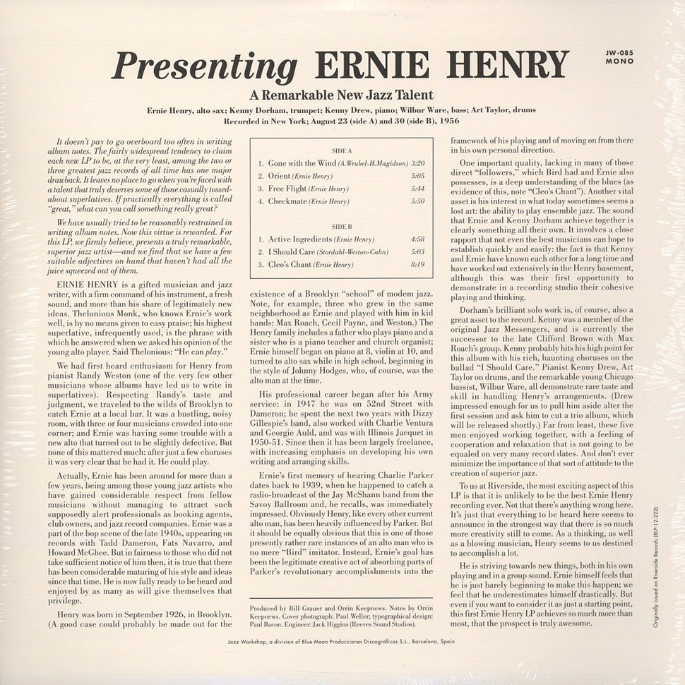 Ernie Henry - Presenting Ernie Henry