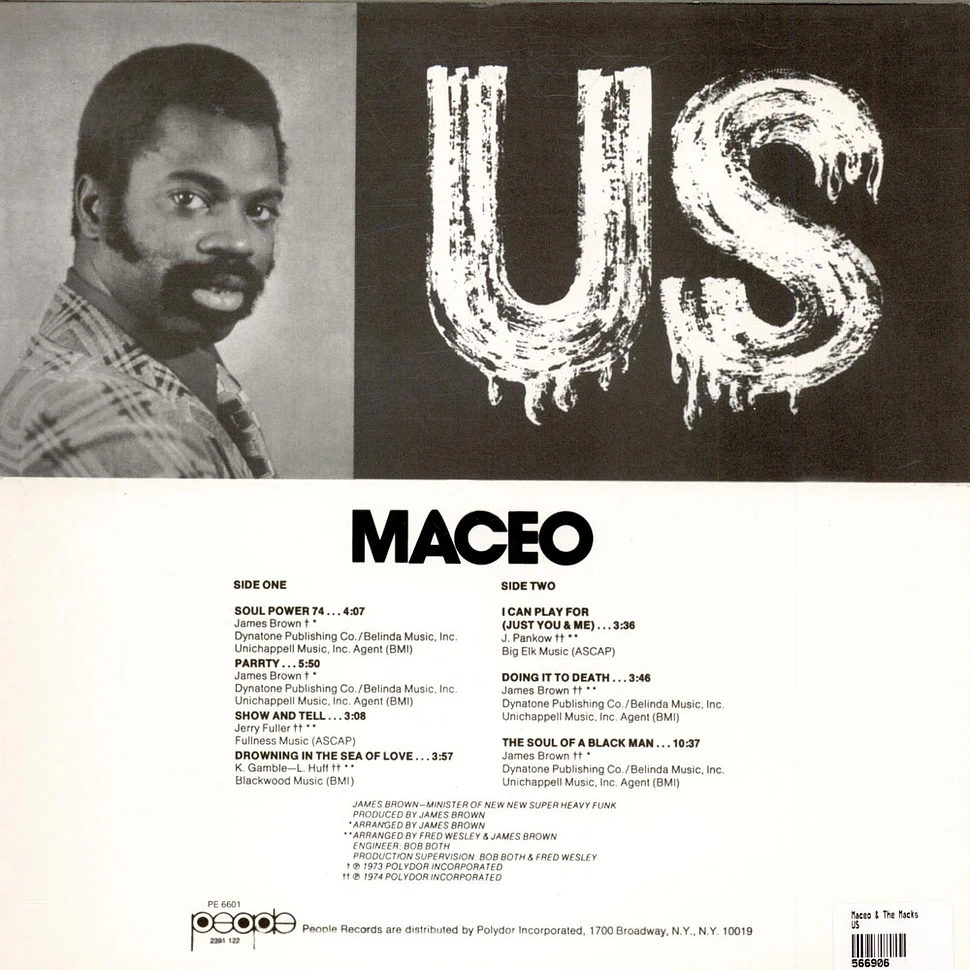 Maceo & The Macks - US