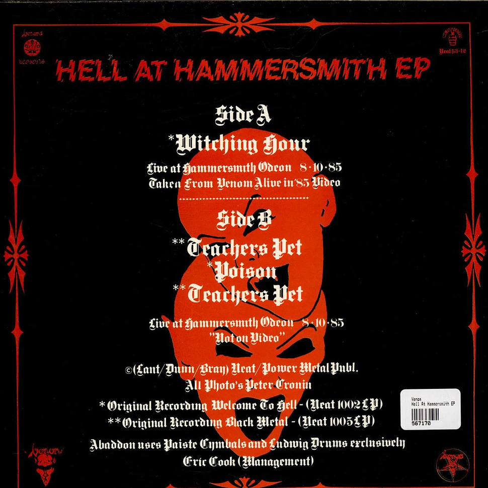 Venom - Hell At Hammersmith EP