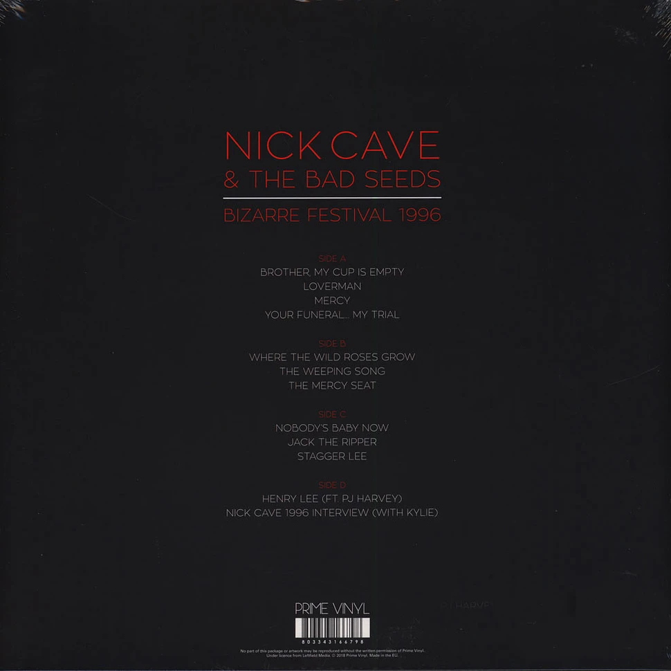 Nick Cave & The Bad Seeds - Bizarre Festival 1996 Black Vinyl Edition