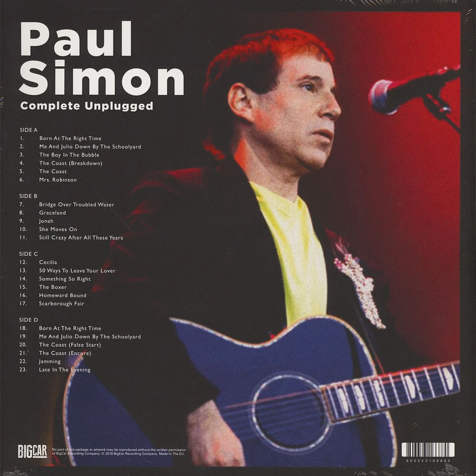 Paul Simon - Complete Unplugged