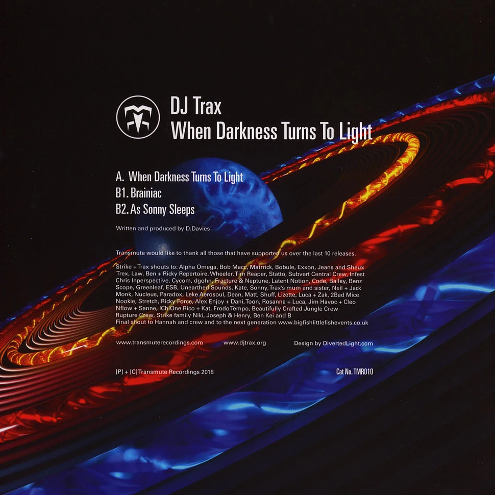 DJ Trax - When Darkness Turns To Light