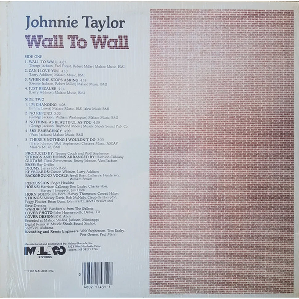 Johnnie Taylor - Wall To Wall