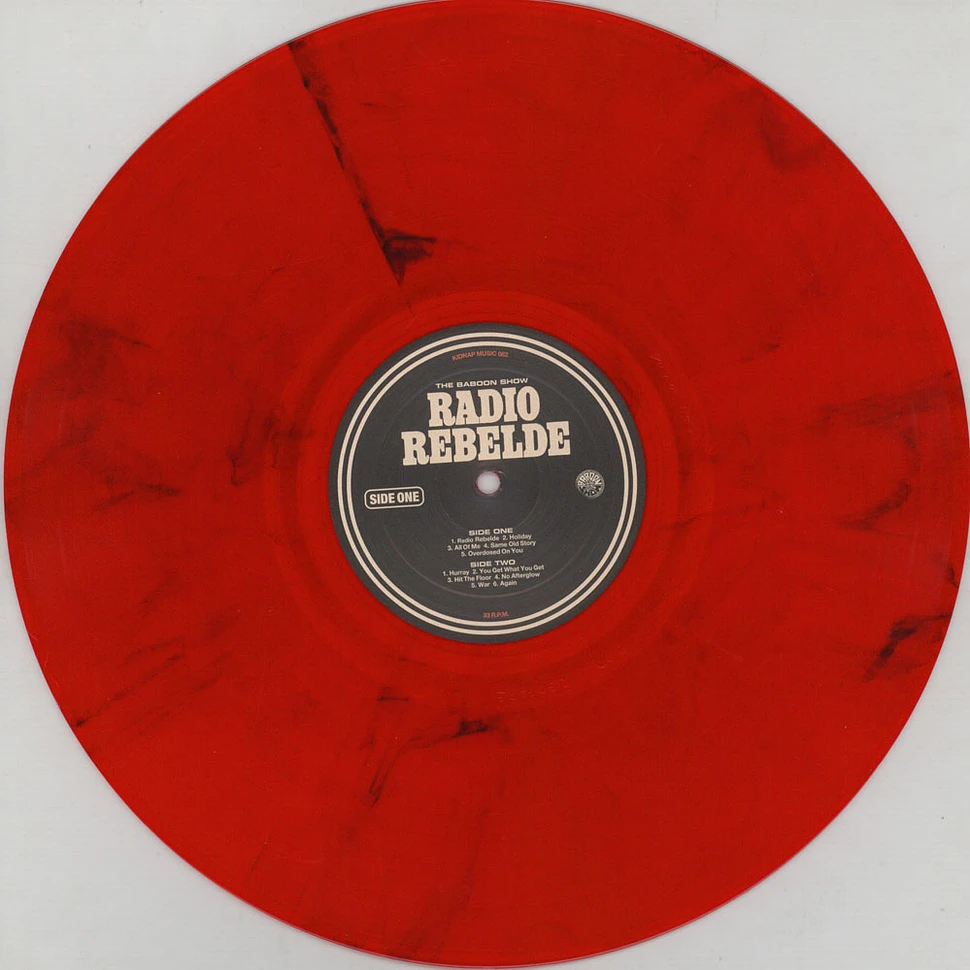 The Baboon Show - Radio Rebelde Red Vinyl Edition