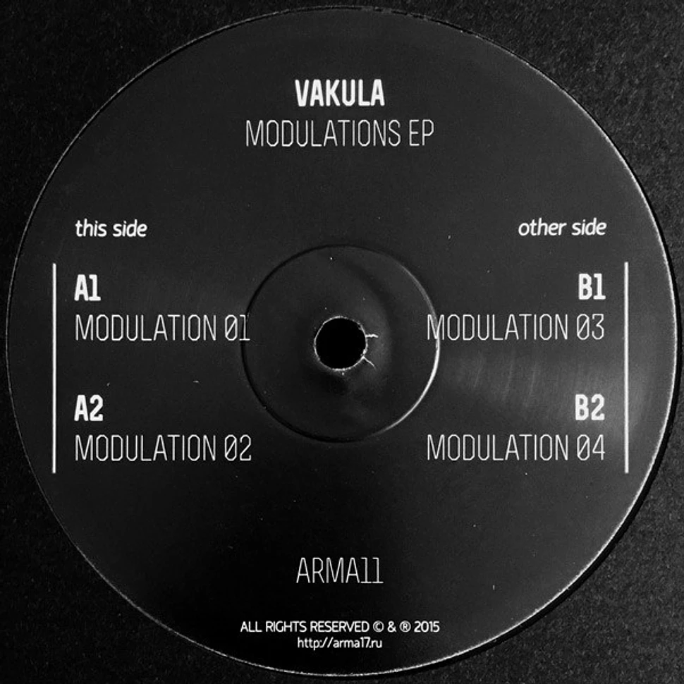 Vakula - Modulations EP