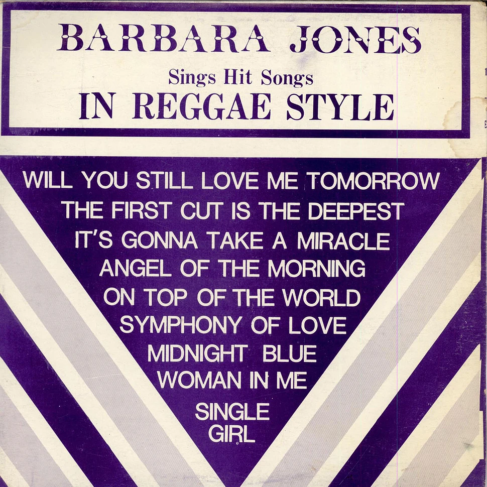 Barbara Jones - Sings Hit Songs In Reggae Style
