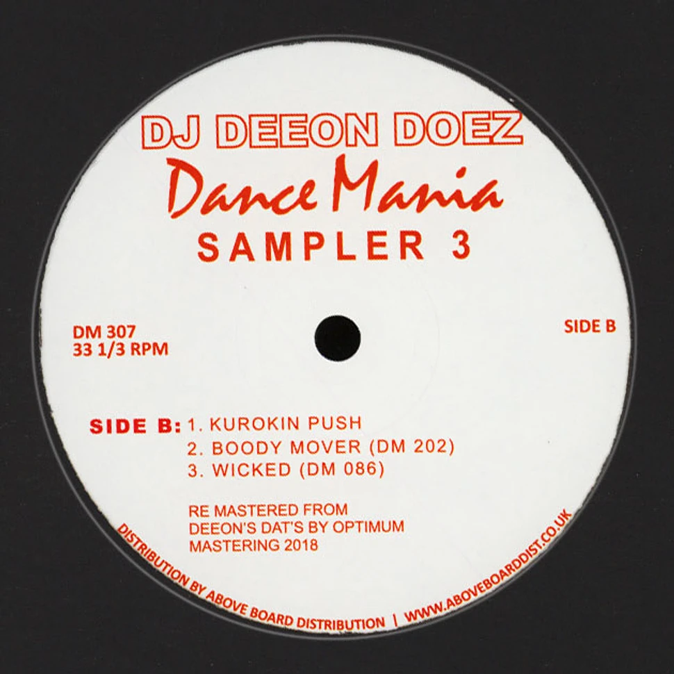 DJ Deeon - Dance Mania Sampler 3