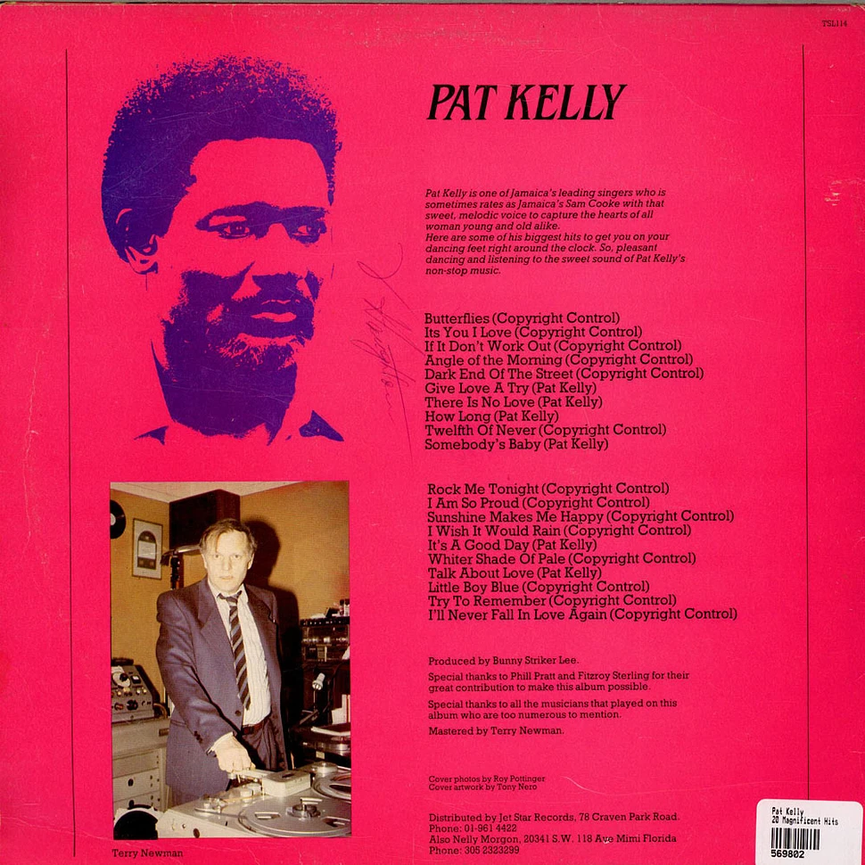 Pat Kelly - 20 Magnificent Hits