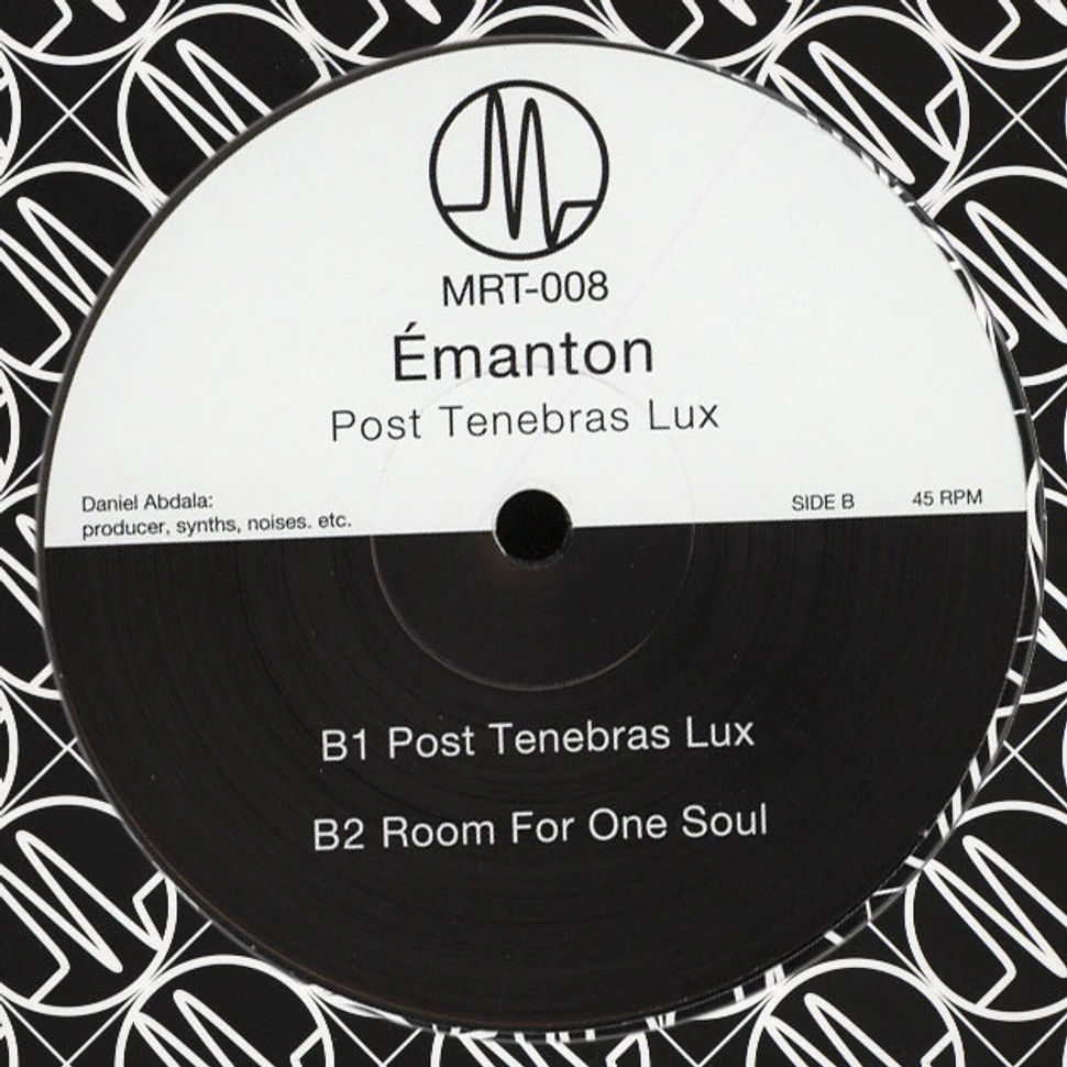 Emanton - Post Tenebras Lux