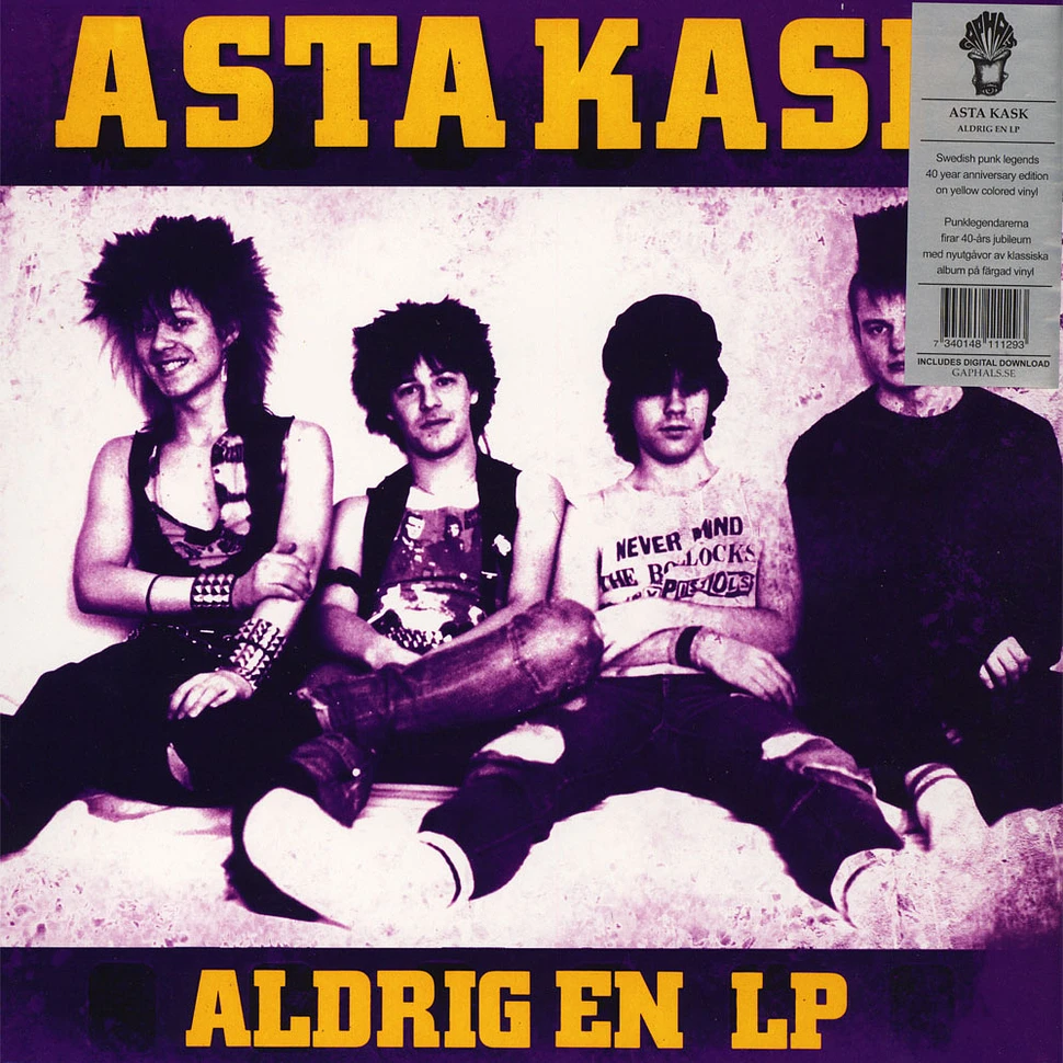 Asta Kask - Aldrig En LP Yellow Vinyl Edition