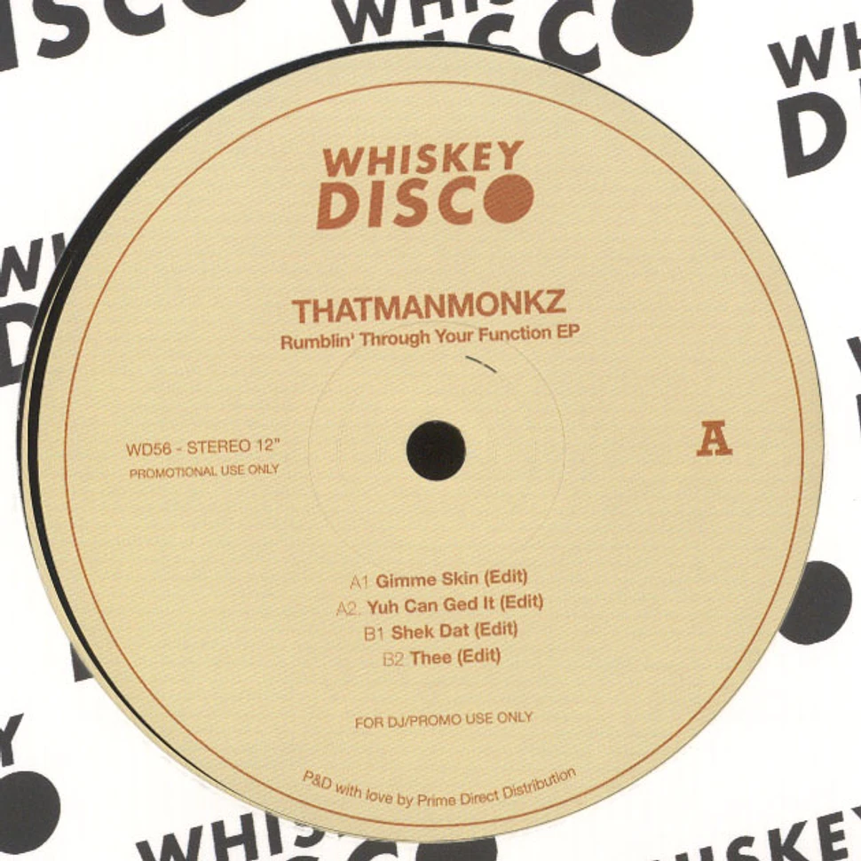 Thatmanmonkz - Rumblin' Through Your Function EP